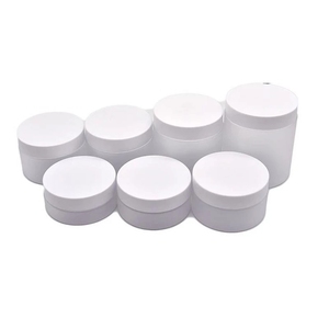 Matte Frost Nhựa PET Jar Trắng Đen Bìa Rỗng Mỹ Phẩm Bao Bì <span class=keywords><strong>Container</strong></span> Tóc Kem Chăm Sóc Da Pot 50 Gam 100 Gam 5Oz 200 Gam 250 Gam - Product Image 4