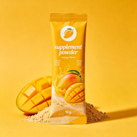 Sachets personnalisés avec logo, petits emballages jetables, pochettes pour miel, café en poudre, protéines en poudre, suppléments, thermoscellables, OEM