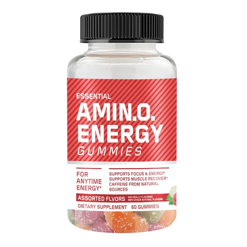 מותג פרטי אמינו אנרגיה Gummy מראש אימון Gummies חומצות אמינו תוסף תומך שרירים התאוששות & מגביר את כוח