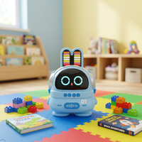 Microphone Karaoké Sans Fil Portable pour Enfants, Léger, avec Réduction de Bruit, Éclairage RGB, pour Chanter (Europe et Amérique)