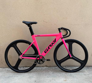 Vélo étudiant adulte unisexe avec frein inversé en alliage d'aluminium Coupe-vent F15 à trois vitesses Pédale ordinaire à pignon fixe pour les gris - Product Image 1