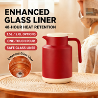 Coffret Thermos et Cafetière Isotherme en Verre 1,5 L – Design Contemporain – Cadeau d'Affaires