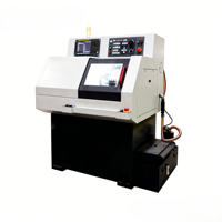 Tour CNC compact YH0220II de type Gang avec chargeur de barres pour la production rapide de pièces métalliques – Mini tour CNC