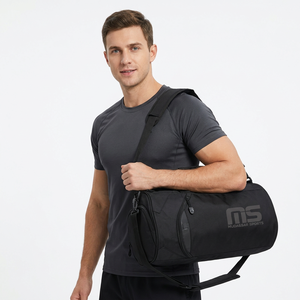 Sac de sport multifonction unisexe MUDASSAR SPORTS de qualité supérieure, pour fitness, gym et voyage, 600D, 30-40L, avec cadre externe pour le basketball - Product Image 2