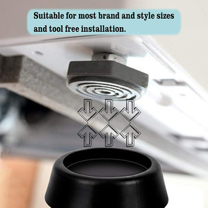 Piedini antivibranti per asciugatrice per <span class=keywords><strong>lavatrice</strong></span> <span class=keywords><strong>tappetino</strong></span> in gomma antiscivolo <span class=keywords><strong>tappetino</strong></span> universale per gambe per mobili tappetini protettivi per pavimenti - Product Image 3