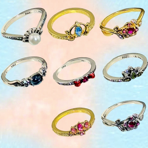 Exquisita Serie Romántica Princesa, Plata 925 con Circonita, Corte Corazón, Engaste Pavé, Estilo Islámico, Regalo para Boda, Compromiso o Fiesta - Product Image 1