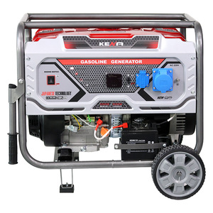 เครื่องกำเนิดไฟฟ้าเบนซิน KeaA 5000W 220V เฟสเดียว แบบพกพา พร้อมล้อและมือจับ - Product Image 1