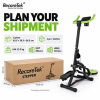 Kit Fitness : Stepper d'entraînement d'intérieur pour la maison avec compteur de pas pour l'entraînement de step