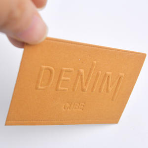 Groothandel Pu Heat Press Lederen Patch Lederen <span class=keywords><strong>Jeans</strong></span> Patch Custom <span class=keywords><strong>Logo</strong></span> Blanco Merk Reliëf Tag Voor Kleding Hoed - Product Image 4