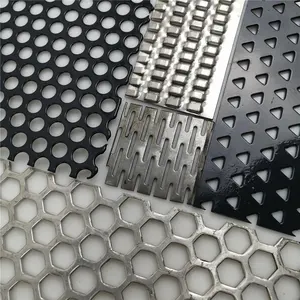 Round Hole Galvanized Decorative Perforated Metal Mesh Sheet 1 Mm-6 Mm Thickness Punch Sheet