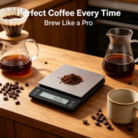Balance de cuisine numérique portable de haute précision 0,1 g avec écran LCD pour café, pâtisserie et bijoux