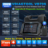 Disponibile negli USA: VDAIGTOOL VD70S Scanner Diagnostico OBD Bidirezionale Wireless WIFI, Simile a Xtool D7W, per Tutte le Auto