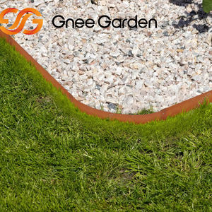 Rectangle-Shaped Steel Lawn Border with Wildlife-Friendly Openings - Product Image 1