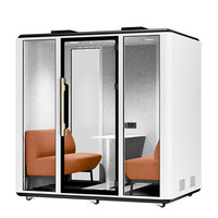Morden Pack plat minuscule acoustique Pod conférence interprète modulaire Pod de travail Portable insonorisé bureau Pod