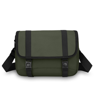 Sac messager en nylon bleu marine OEM en gros avec fermeture à boucle, petite taille, durable, pour usage quotidien, sac bandoulière - Product Image 2