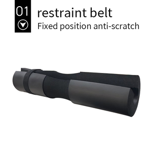 Unisex Neoprene bọt Squat pad mềm màu đen Barbell bảo vệ với cổ và vai hỗ trợ cho phòng tập thể dục và thể dục an toàn - Product Image 5