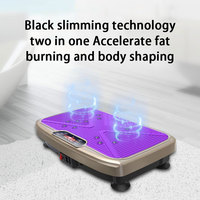 Plateforme vibrante électrique verticale portable pour fitness à domicile, en ABS, charge maximale 150 kg, puissance 200 W, amincissante, écologique, pour les pieds