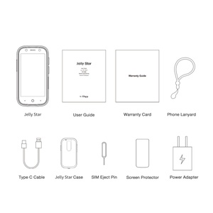 Unihertz Smallest Android 13 Smartphone 8GB 256GB <b>Led</b> Light Transparent Backshell Mobile Phone 48MP 3inch Cellphones Jelly <b>Star</b> - Product Image 6