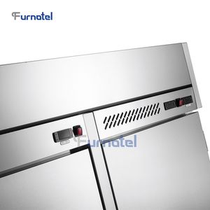 डबल तापमान में एक मशीन गर्म और ठंडे खाद्य पकड़े कैबिनेट बड़े भोज खाद्य गरम ट्राली - Product Image 3