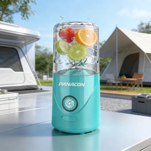 เครื่องปั่นพกพาขนาดเล็ก 260 มล. แบบไร้สาย ใช้สาย USB ใบมีด SUS304 2 ใบ ปลอดสาร BPA ป้องกันการรั่วซึม ปรับความเร็วได้ บดน้ำแข็งได้ เหมาะสำหรับใช้งานกลางแจ้ง - Product Image 5