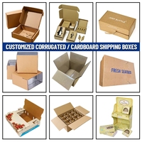 Boîtes en kraft pour écouteurs d'avion, personnalisées, pliables, recyclables, écologiques, avec laminage mat et doublure en nid d'abeille résistante aux chocs