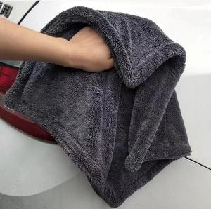 Khăn lau xe microfiber sợi xoắn không viền, siêu thấm hút, nhanh khô, 1200gsm, 1400gsm, dùng cho chăm sóc, làm sạch, lau khô xe hơi - Product Image 4