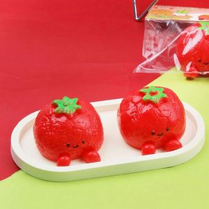 Creative 7Cm TPR Simulated Food <b>Squishy</b> Toy Soft & Sticky Stress Relief Gift for Kids & Adults Relax Time Squeeze Toys - Product Image 1