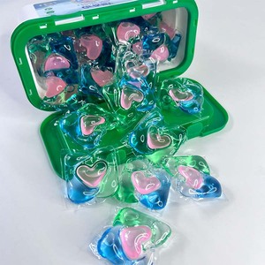 Usine en gros 8X haut concentré écologique <span class=keywords><strong>parfum</strong></span> personnalisé 3 en 1 détergent concentré lessive dosettes - Product Image 4