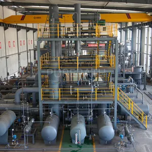 अपशिष्ट मशीनरी चिकनाई वाले तेल को उच्च गुणवत्ता वाले आधार तेल कारखाने में परिवर्तित किया जाता है
