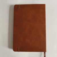 Carnet A5 en PU rouge personnalisé avec fenêtre découpée élégante et cadre photo pour fournitures de bureau, cadeaux d'affaires