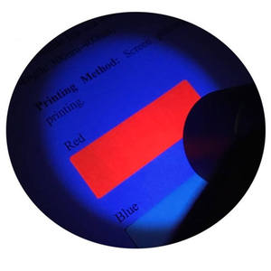 Encre fluorescente UV invisible à base de solvant pour impression sérigraphique/offset/jet d'encre, sécurité anti-contrefaçon pour bleu, rouge, jaune, vert, noir - Product Image 2