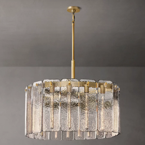 Lampadario in vetro per illuminazione decorativa di lusso moderno <span class=keywords><strong>design</strong></span> americano lampadario per sala da pranzo - Product Image 4