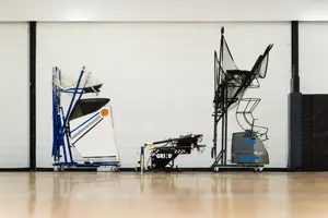 Nouveauté 2025 GRIND B1800 pour machine de tir au <span class=keywords><strong>basket</strong></span>-ball portable avec support, contrôle intelligent et retour automatique de la balle - Product Image 2