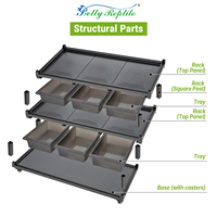 Ventes en gros d'armoires/supports pour reptiles en alliage d'aluminium de haute qualité pour les geckos léopard à queue grasse et crêpus