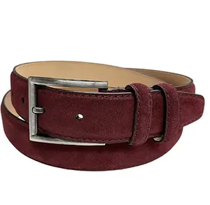 Cowhide Leather Belts Antique Buckle Suede Leather Casual Genuine Leather Belt For Man Belt