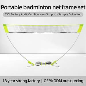 ชั้นวางแบดมินตัน10.5นิ้วแบบพกพาน้ำหนักเบาใช้กลางแจ้งพร้อมลูกแบดมินตัน2ลูก - Product Image 4