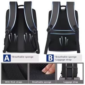 2024 New Custom <b>College</b> Luxury Student Waterproof Business Mens Computer USB School Backbags Back Pack <b>Bag</b> Laptop Backpack - Product Image 4