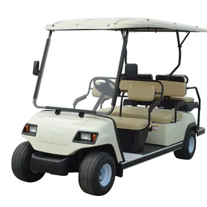 Cheap price A4+2 6 seater electric golf cart, utility buggy food golf carts 4seaters