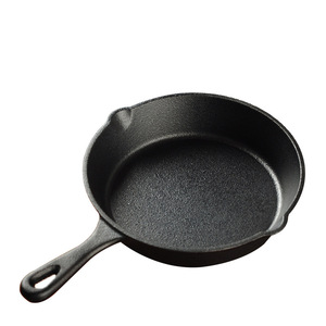 <b>Cast</b> Iron Frying Pan Round Non Stick Durable For Induction Cooking Pancake Crepe Egg Griddle <b>Hand</b> Wash Only - Product Image 2