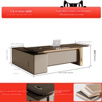 Chaise de bureau en bois pour la maison, combinaison durable en PVC, contemporaine, moderne, luxe léger, pour superviseur, responsable, poste informatique