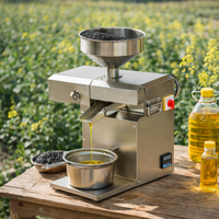 QDMECH Presse à huile à double pression à chaud et à froid pour l'extraction de l'huile de coco vierge, de l'huile d'olive, de l'huile d'arachide et de l'huile de sésame à petite échelle