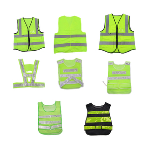 Gilets à bretelles réfléchissants haute visibilité - Sangles de sécurité réglables <span class=keywords><strong>pour</strong></span> les cyclistes et les travailleurs en extérieur - Product Image 2