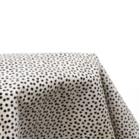 Cuir véritable imprimé Dalmatien de luxe avec doublure épaisse en fourrure pour la fabrication de sacs, ceintures, étuis à montres, boîtes à bijoux
