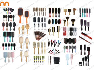 Pic à cheveux en plastique personnalisé de haute qualité Peignes <span class=keywords><strong>afro</strong></span> Peigne de salon de coiffure Dents larges pour femmes et hommes pour le toilettage et le coiffage - Product Image 6