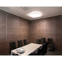 Rail de plafond acoustique mobile coulissant pliant cloisons murales cloison en bois diviseur cloison de bureau pour la Division de l'espace