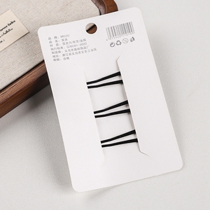 高级<span class=keywords><strong>3</strong></span>件套黑色金属滴发夹儿童发饰发夹 - Product Image 3