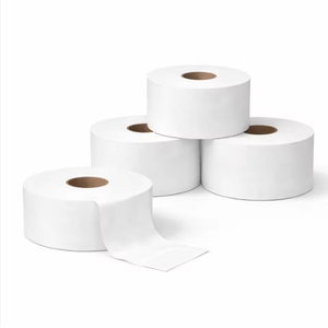 Papier toilette en pâte de bois de qualité en gros / Échantillon gratuit de papier toilette en bambou / Papier toilette en pâte de bois personnalisé à marque privée - Product Image 1