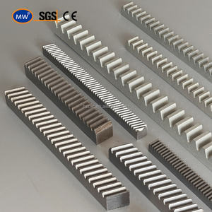 Engrenages à crémaillère usinés CNC personnalisés pignon à crémaillère industrielle en acier plastique nylon pour portail coulissant automatique - Product Image 2