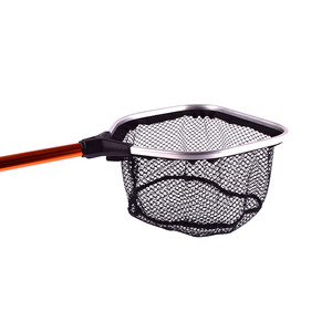 Petit quantité minimale de commande Mini Taille One Piece Nylon Enduit <span class=keywords><strong>Bateau</strong></span> De Pêche Offshore Portable Filet D'atterrissage Pour L'amérique - Product Image 3