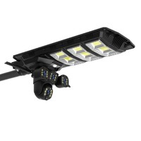 Cámara LED para Farola Solar, IP65, Control Remoto, Alta Definición, Panel de Luz Potente, Alta Potencia, Exterior, ABS